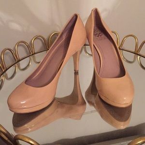 Vince Camuto beige heels